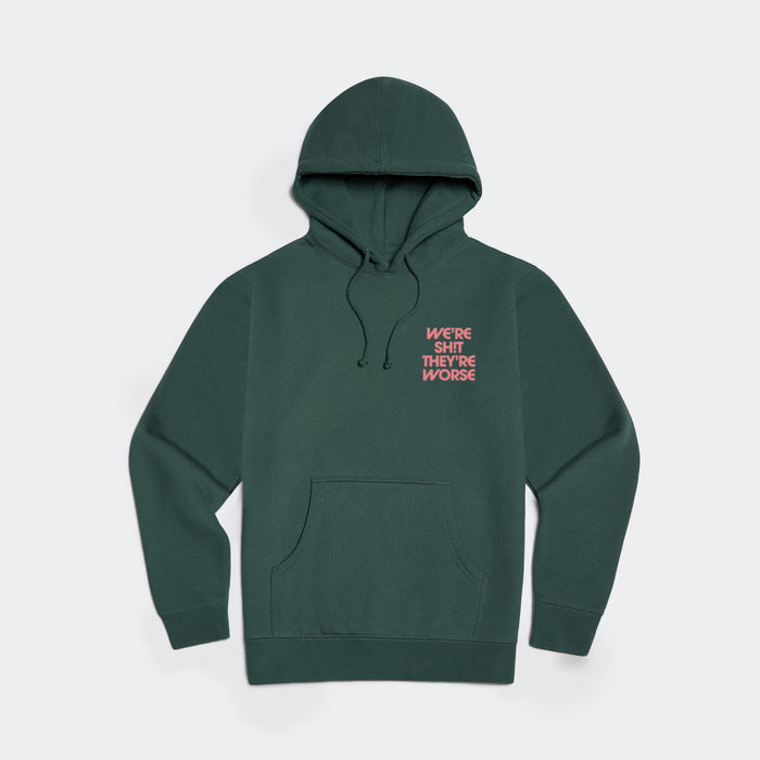 MiB We're Shit, They're Worse Crest Hoodie