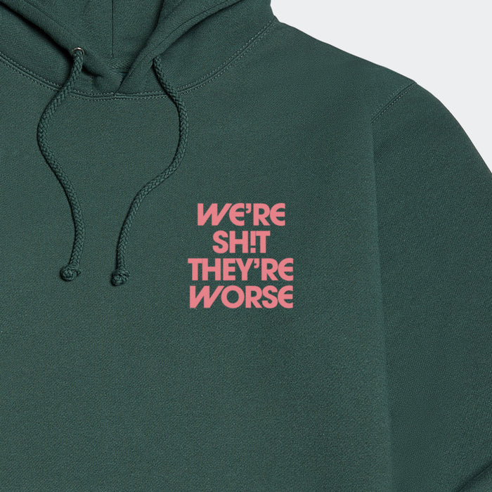 MiB We're Shit, They're Worse Crest Hoodie