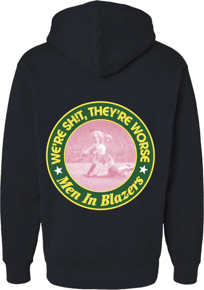 MiB We're Shit, They're Worse Crest Hoodie