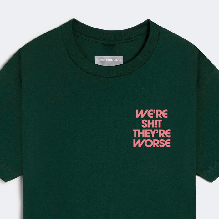 MiB We're Shit, They're Worse Crest Tee