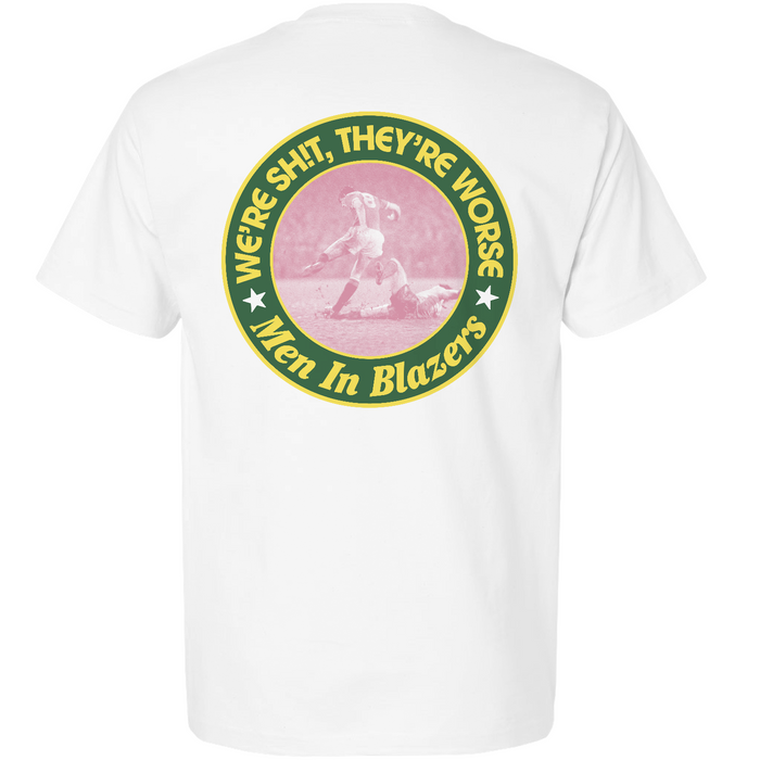 MiB We're Shit, They're Worse Crest Tee