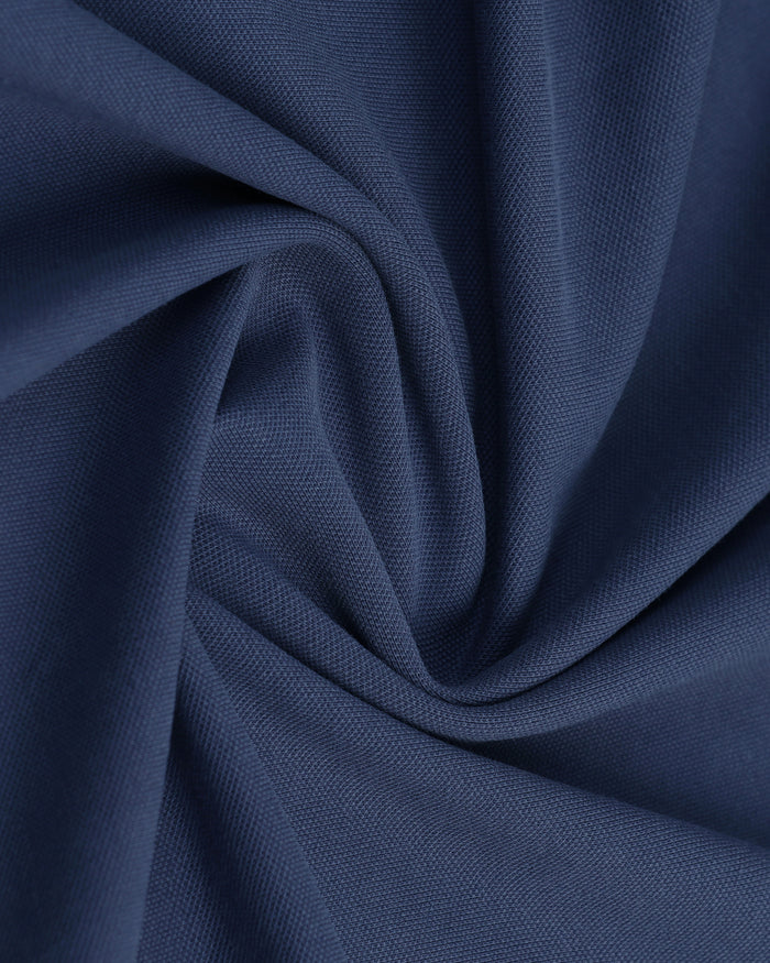 Mid Blue Solid Polo - Taurus