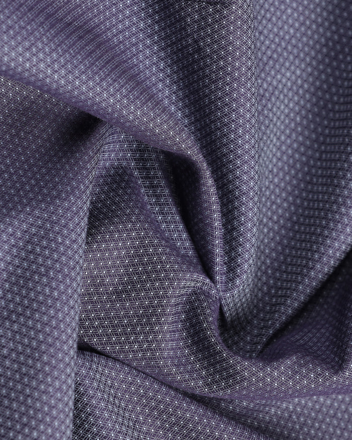 Mid Blue Textured Shirt - Ryan