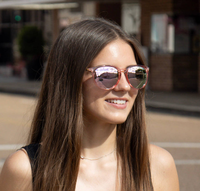 Midnight - Women's Polarized Medium Horn Sunglasses