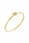 Mini Heart Ring - 14k Yellow Gold
