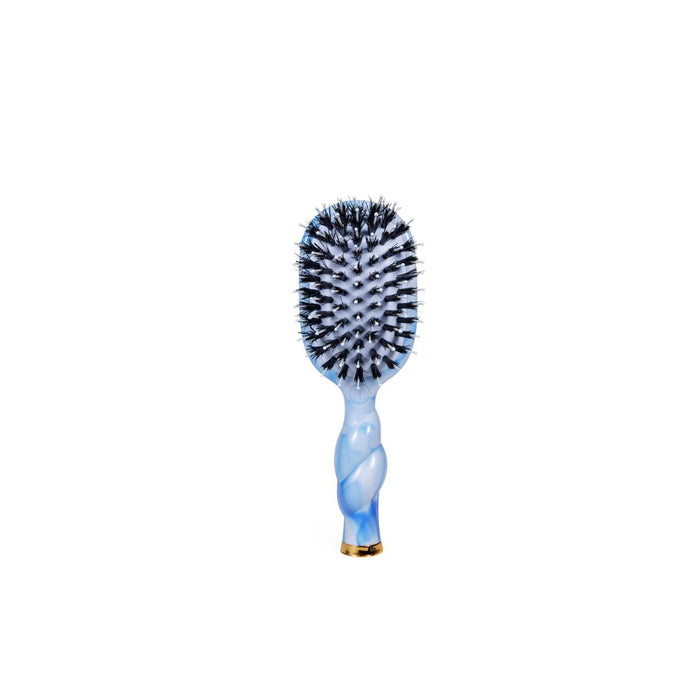 Mini Teleties Boar Hairbrush in Blue
