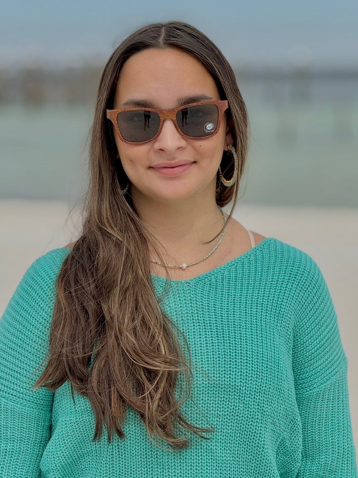 Mira Earrings in Aquamarine