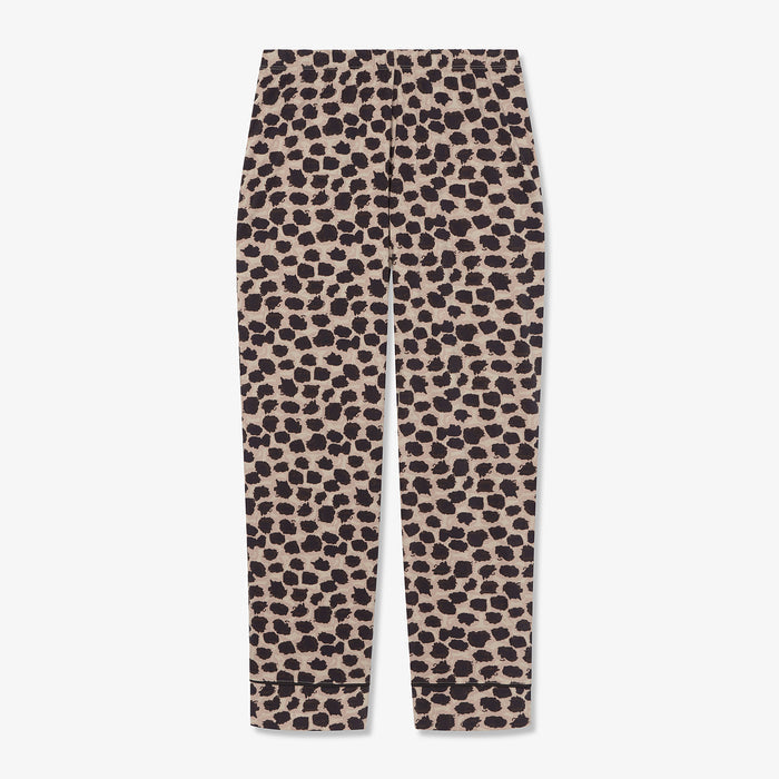 Packshot image of the Petite Plume x M.M. Astaire Pajama Set in Sahara Print