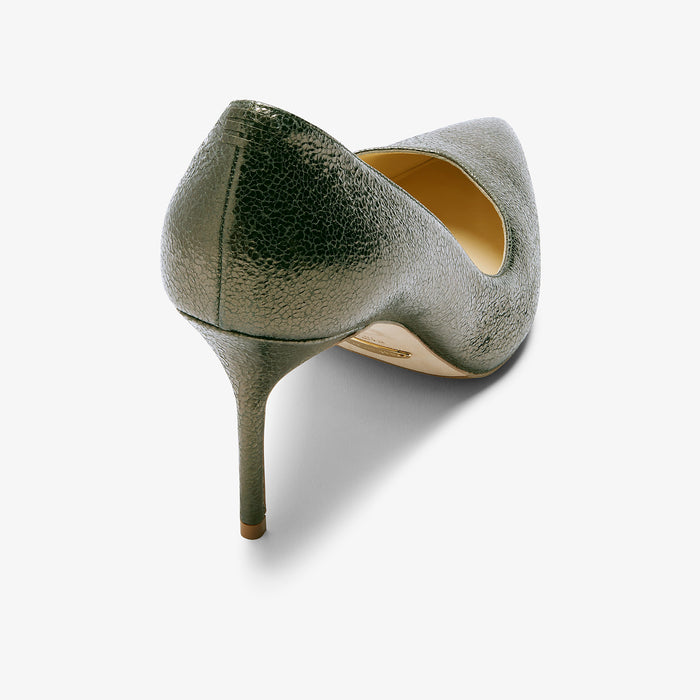 Packshot image of the sarah flint perfect pump in cypress crackle