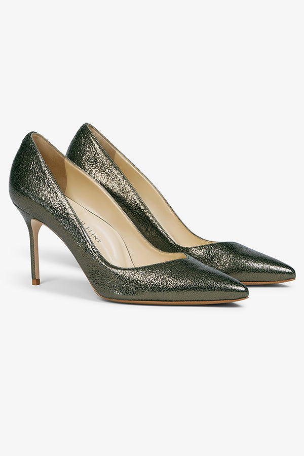 Packshot image of the sarah flint perfect pump in cypress crackle | Exclude | Still | Grid