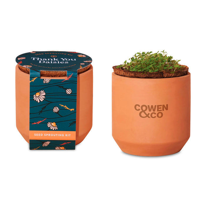 Modern Sprout® Tiny Terracotta Grow Kit Thank You Daisies