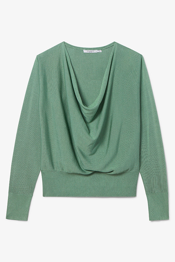 Packshot image of the monica top in spring green | Exclude | Still