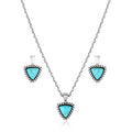 Montana Silversmiths Braided Journey Turquoise Jewelry Set