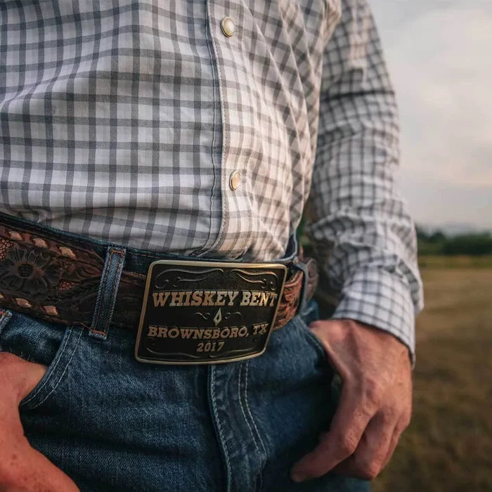 Montana Silversmiths Brownsboro Whiskey Bent Buckle