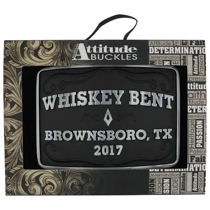 Montana Silversmiths Brownsboro Whiskey Bent Buckle