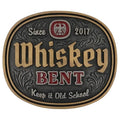 Montana Silversmiths Keep it Old School Whiskey Bent Buckle