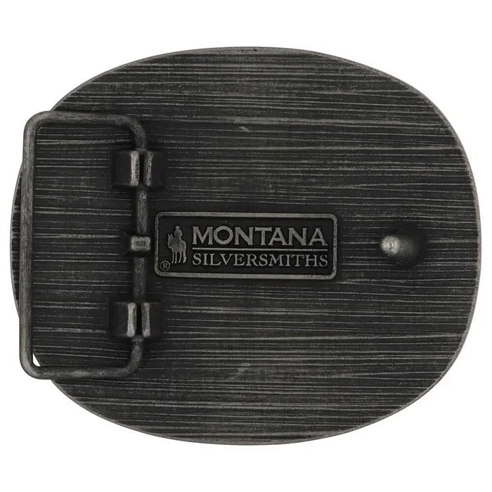Montana Silversmiths Keep it Old School Whiskey Bent Buckle