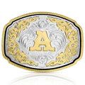 Montana Silversmiths Western Initial A Buckle