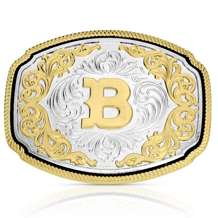 Montana Silversmiths Western Initial B Buckle