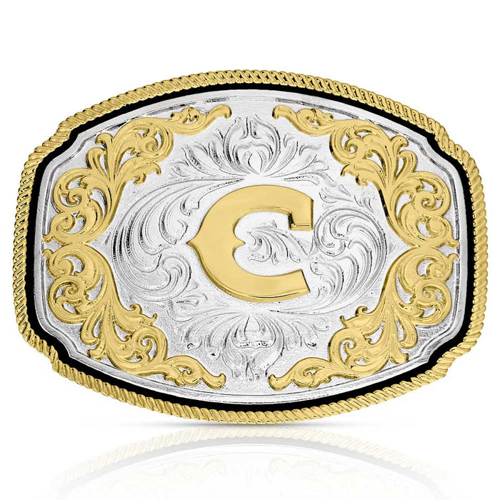 Montana Silversmiths Western Initial C Buckle