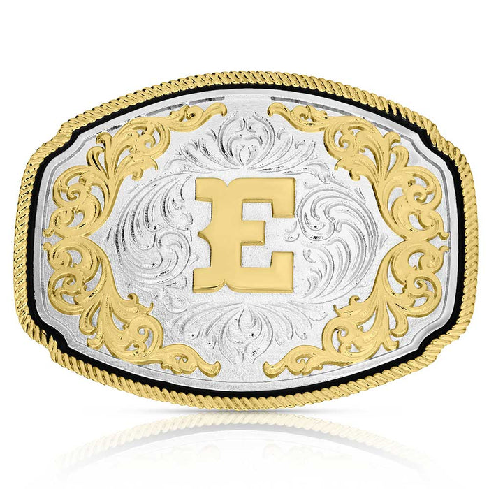 Montana Silversmiths Western Initial E Buckle