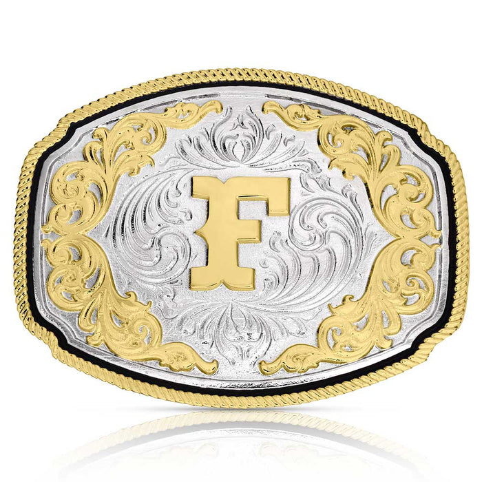 Montana Silversmiths Western Initial F Buckle