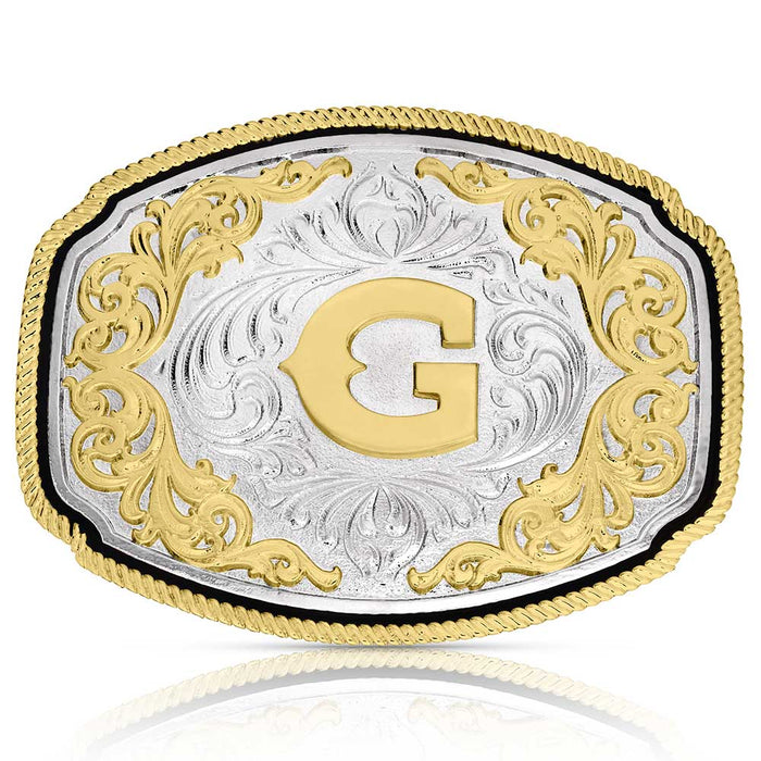 Montana Silversmiths Western Initial G Buckle