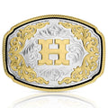 Montana Silversmiths Western Initial H Buckle
