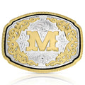 Montana Silversmiths Western Initial M Buckle