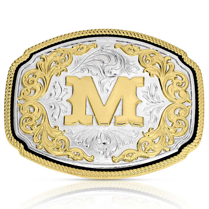 Montana Silversmiths Western Initial M Buckle