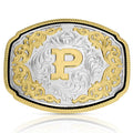 Montana Silversmiths Western Initial P Buckle