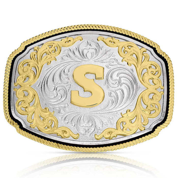 Montana Silversmiths Western Initial S Buckle