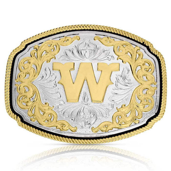 Montana Silversmiths Western Initial W Buckle