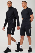 Moreton Gym Shorts, Quarter-Zip Top & T-Shirt Set - Navy