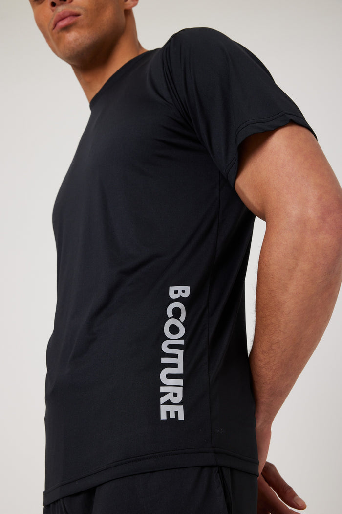 Moreton Gym Shorts, Quarter-Zip Top & T-Shirt Set - Navy