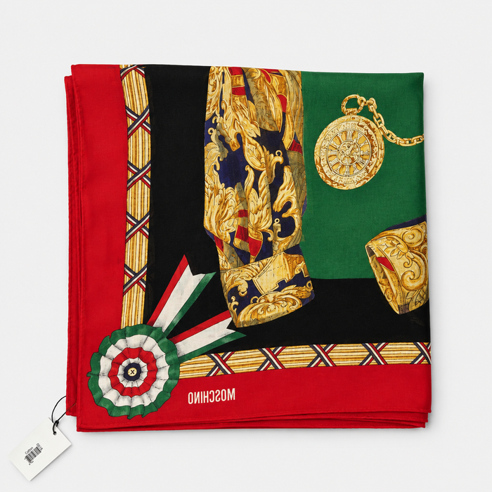 Moschino Cotton Waistcoat Image Kerchief