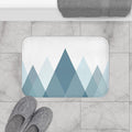 Mountains Bath Mat, Modern Bath Mat, Bath Rug, Bathtub Mat, Shower Mat, Bathroom Bath Mat, Bathroom Decor