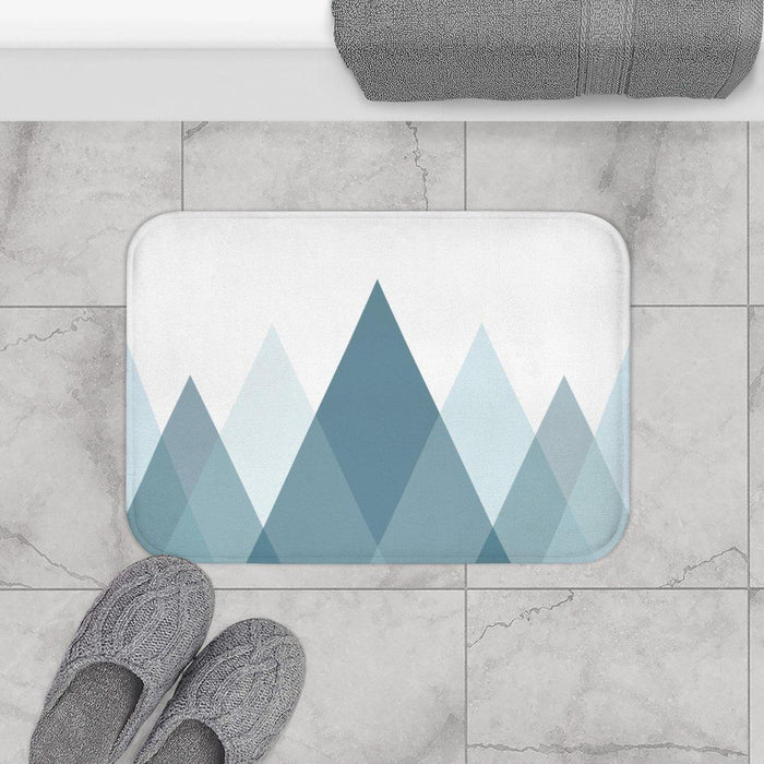 Mountains Bath Mat, Modern Bath Mat, Bath Rug, Bathtub Mat, Shower Mat, Bathroom Bath Mat, Bathroom Decor