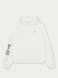 MULTIBADGE CHENILLE HOODIE - OFF WHITE