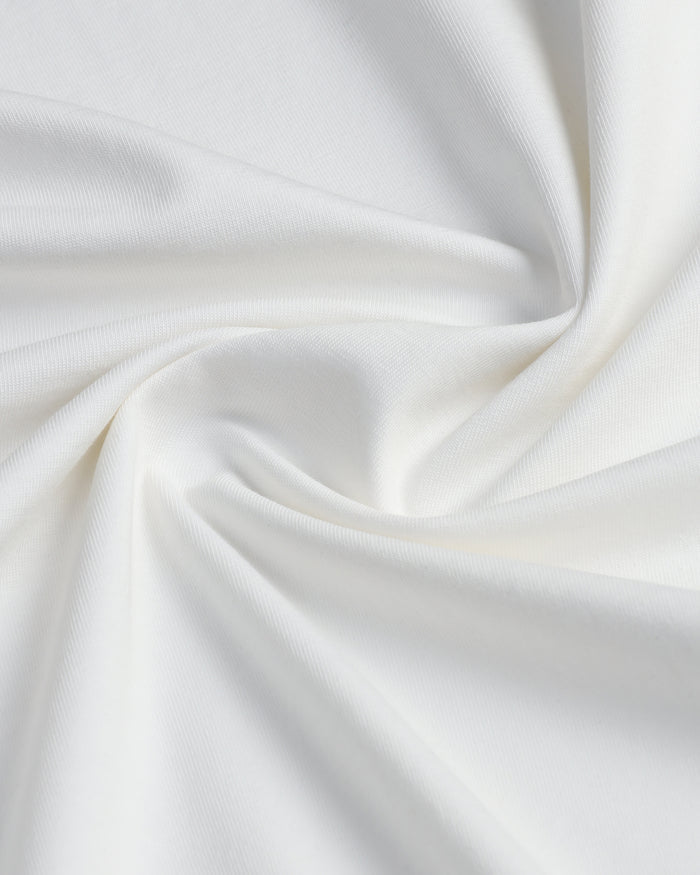 Must Haves White Crew Neck Solid T-Shirt - Twin