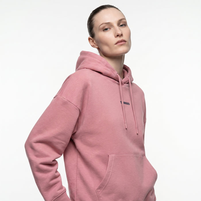 Muted Pink Tru Woman Oversize Hoodie