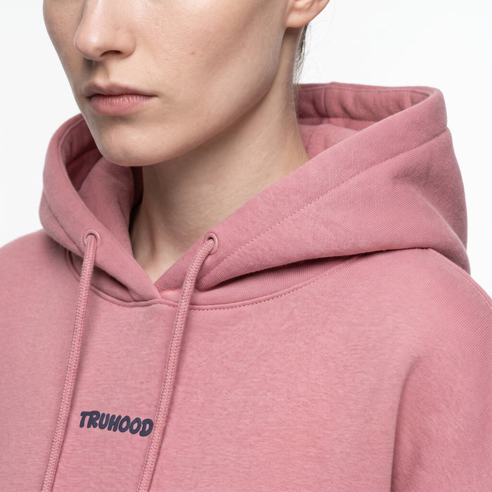 Muted Pink Tru Woman Oversize Hoodie