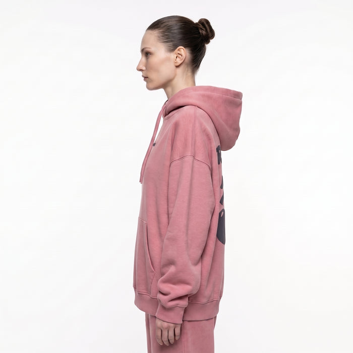 Muted Pink Tru Woman Oversize Hoodie