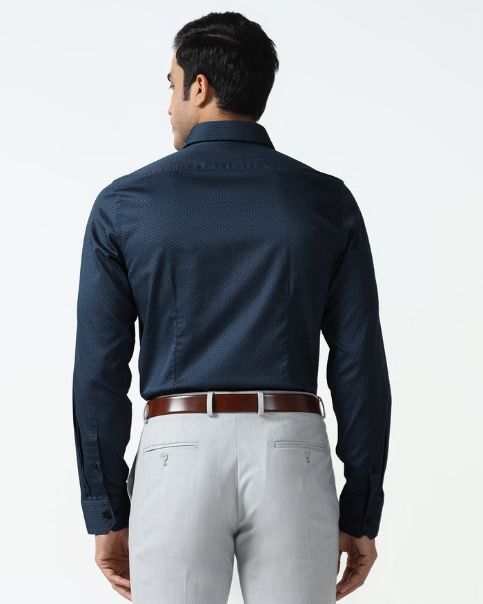 Navy Printed Shirt - Radio
