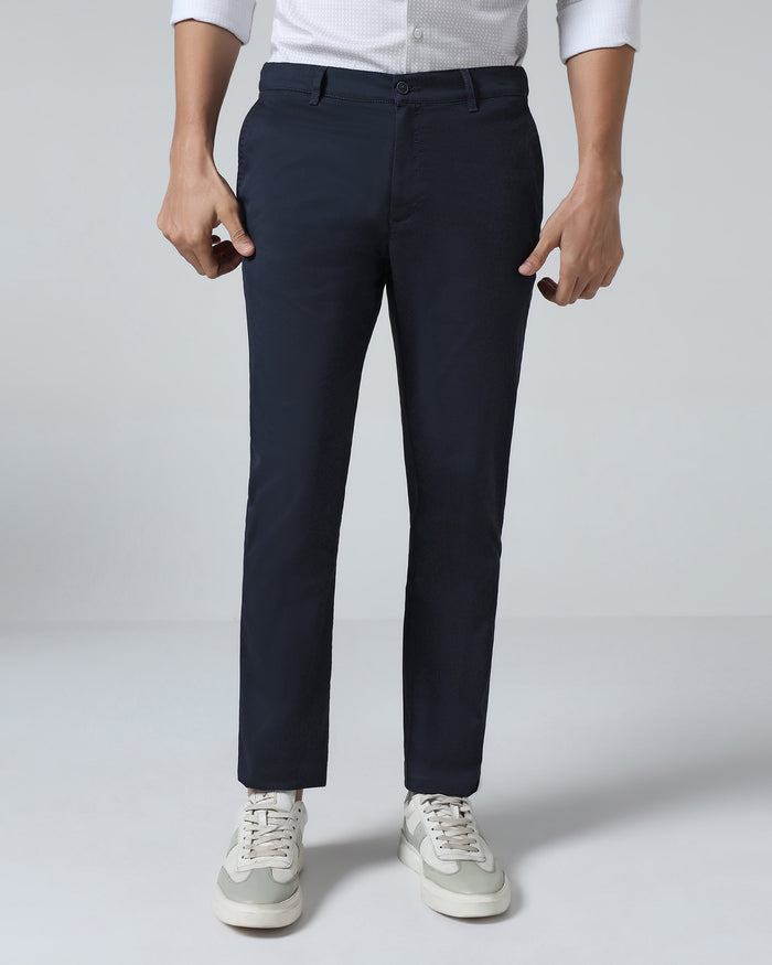 Navy Solid Khakis - Hemlock