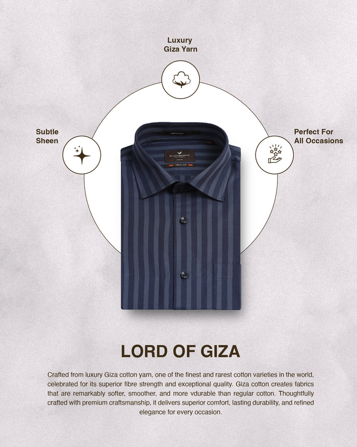 Navy Stripe Shirt - Refute