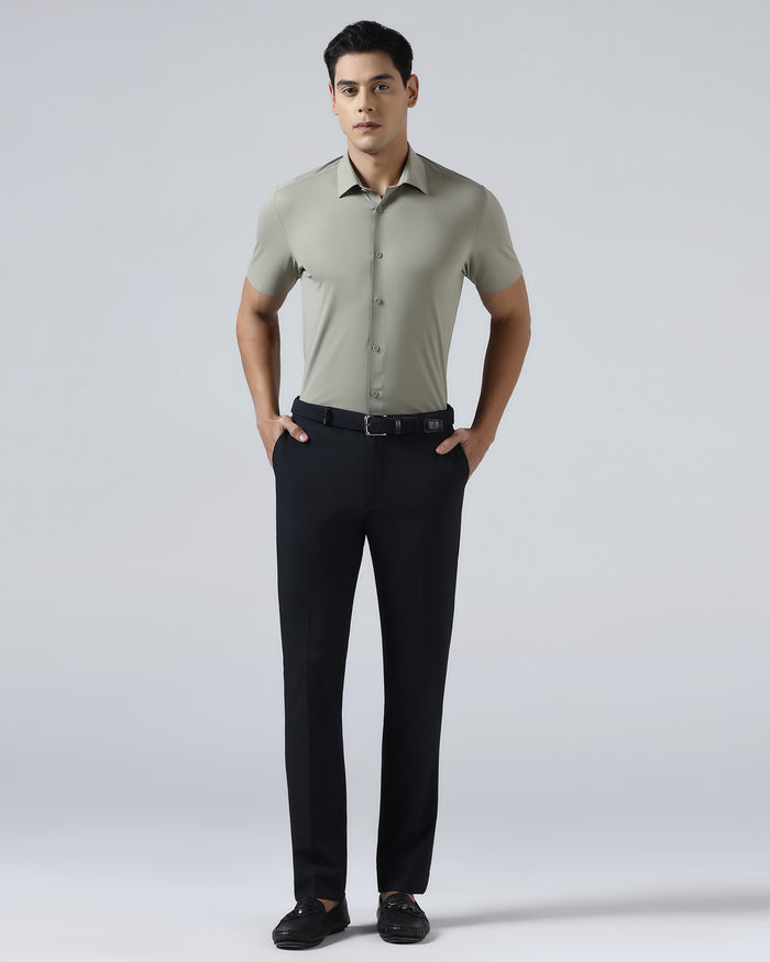 Navy TechPro Solid Trouser - Dean