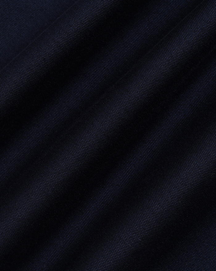 Navy Textured Khakis - Aurea