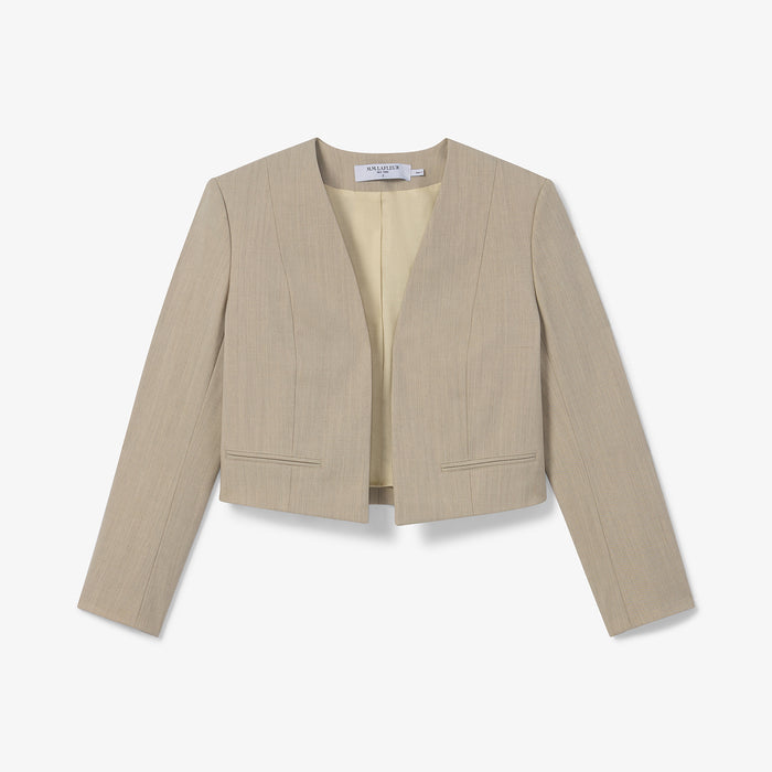 Packshot image of the Neale jacket in Natural Melange