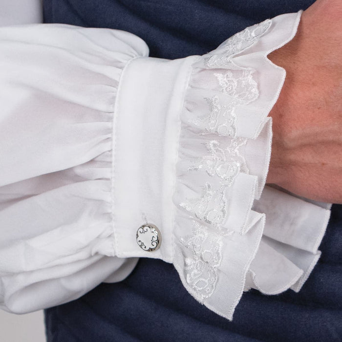 New Colonies White Ruffle Shirt